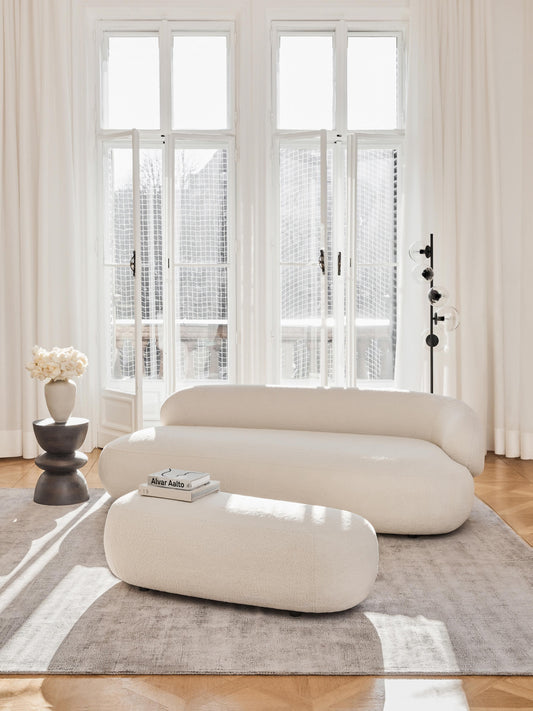Albrizza Sofa in Teddy (3-Seater)