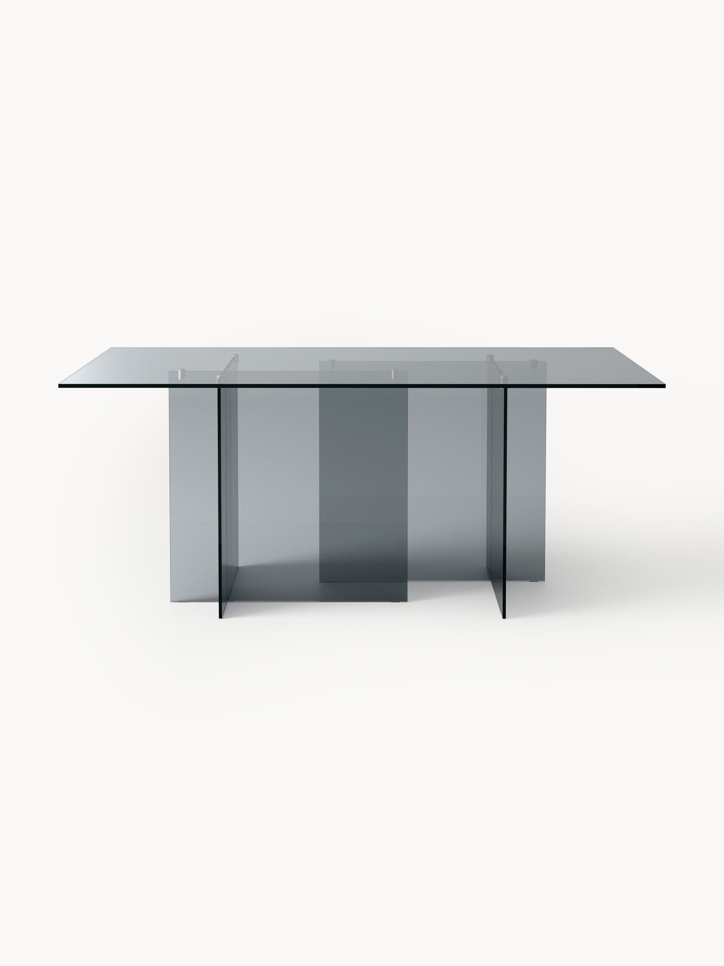Anouzza Dining Table in Glass, 180 x 90 cm