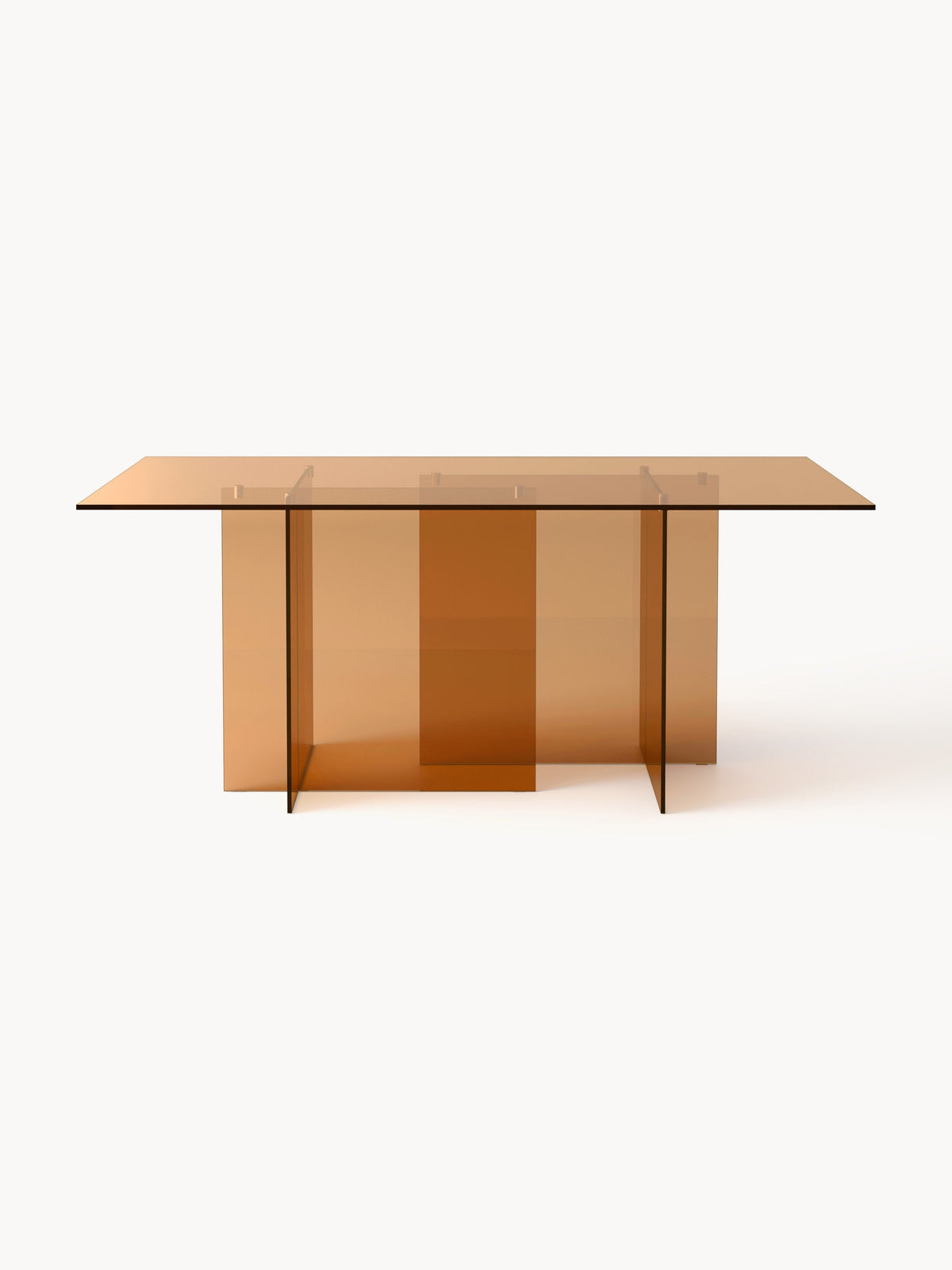 Anouzza Dining Table in Glass, 180 x 90 cm