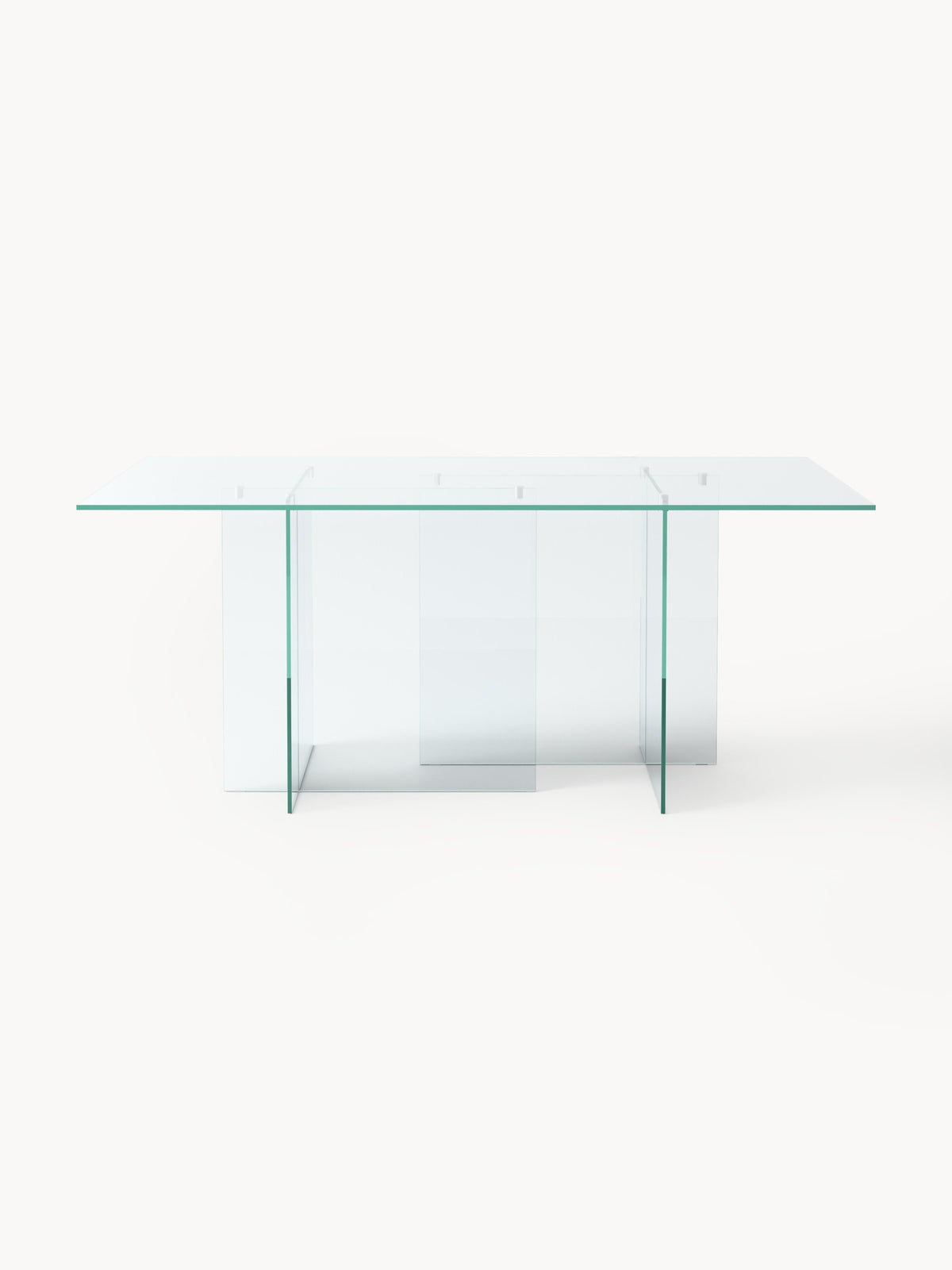 Anouzza Dining Table in Glass, 180 x 90 cm