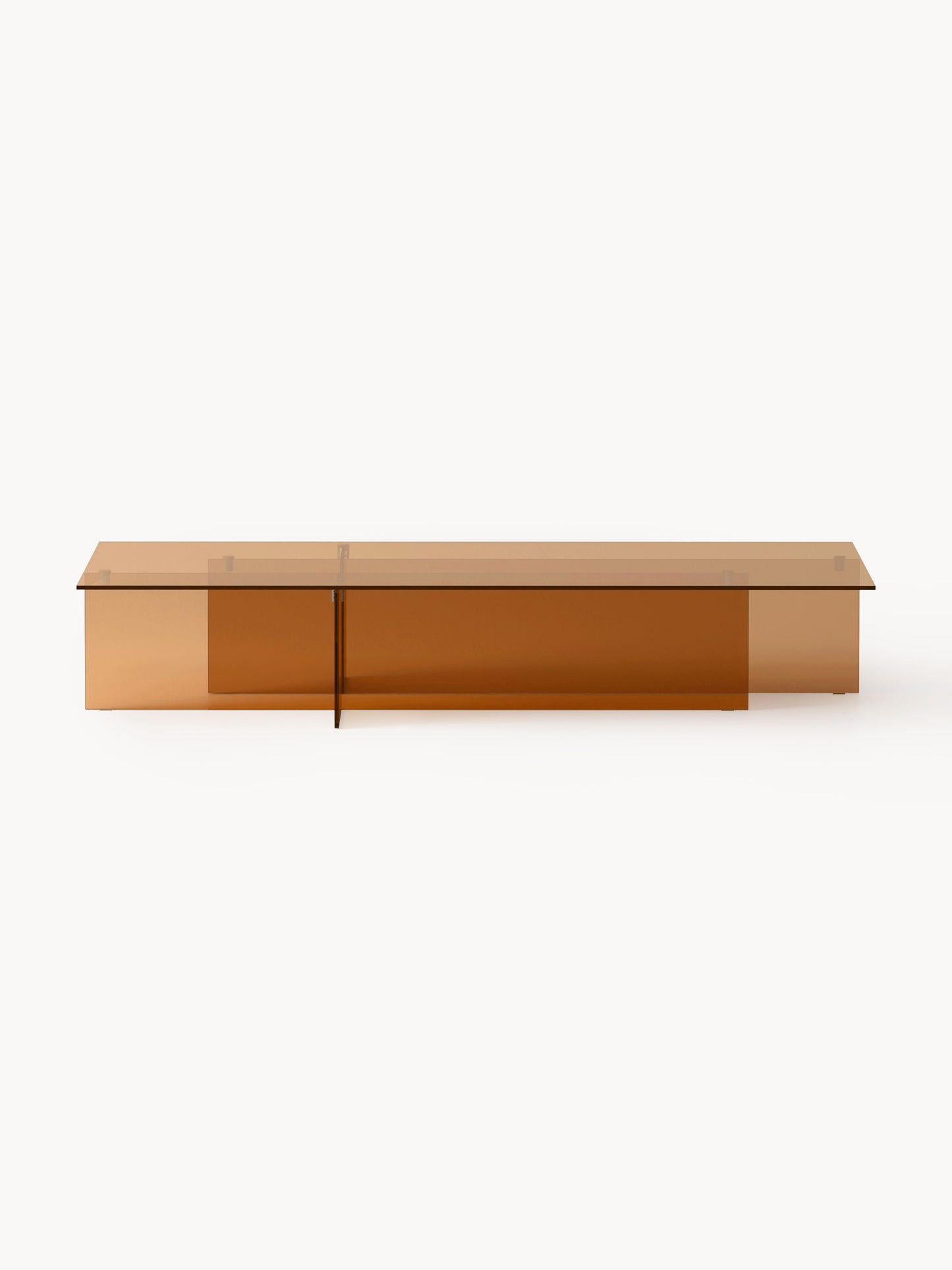 Anouzza Large Coffee Table in Glass, W 160 cm