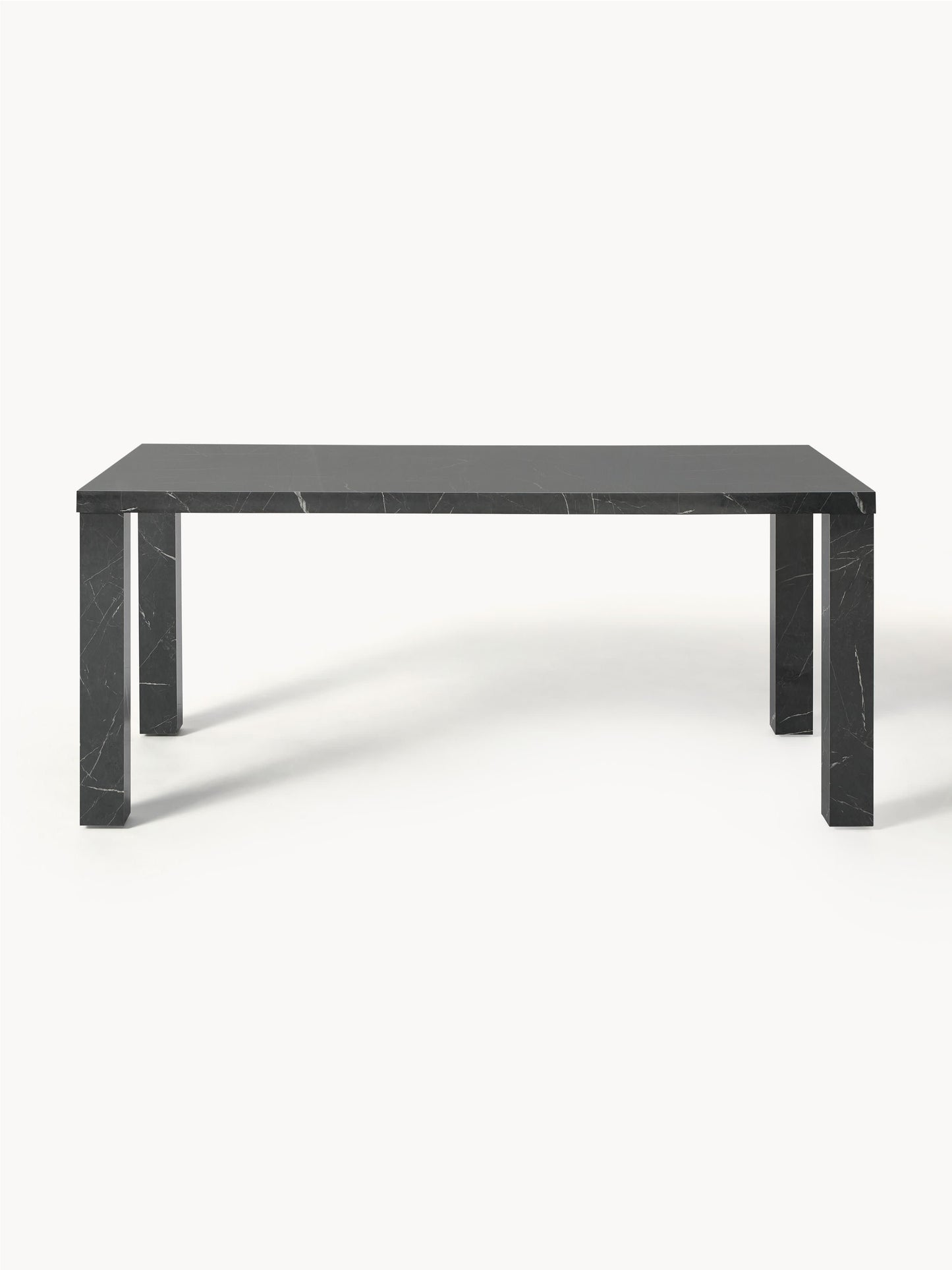 Carlombo Dining Table, Marble Look, 180 x 90 cm