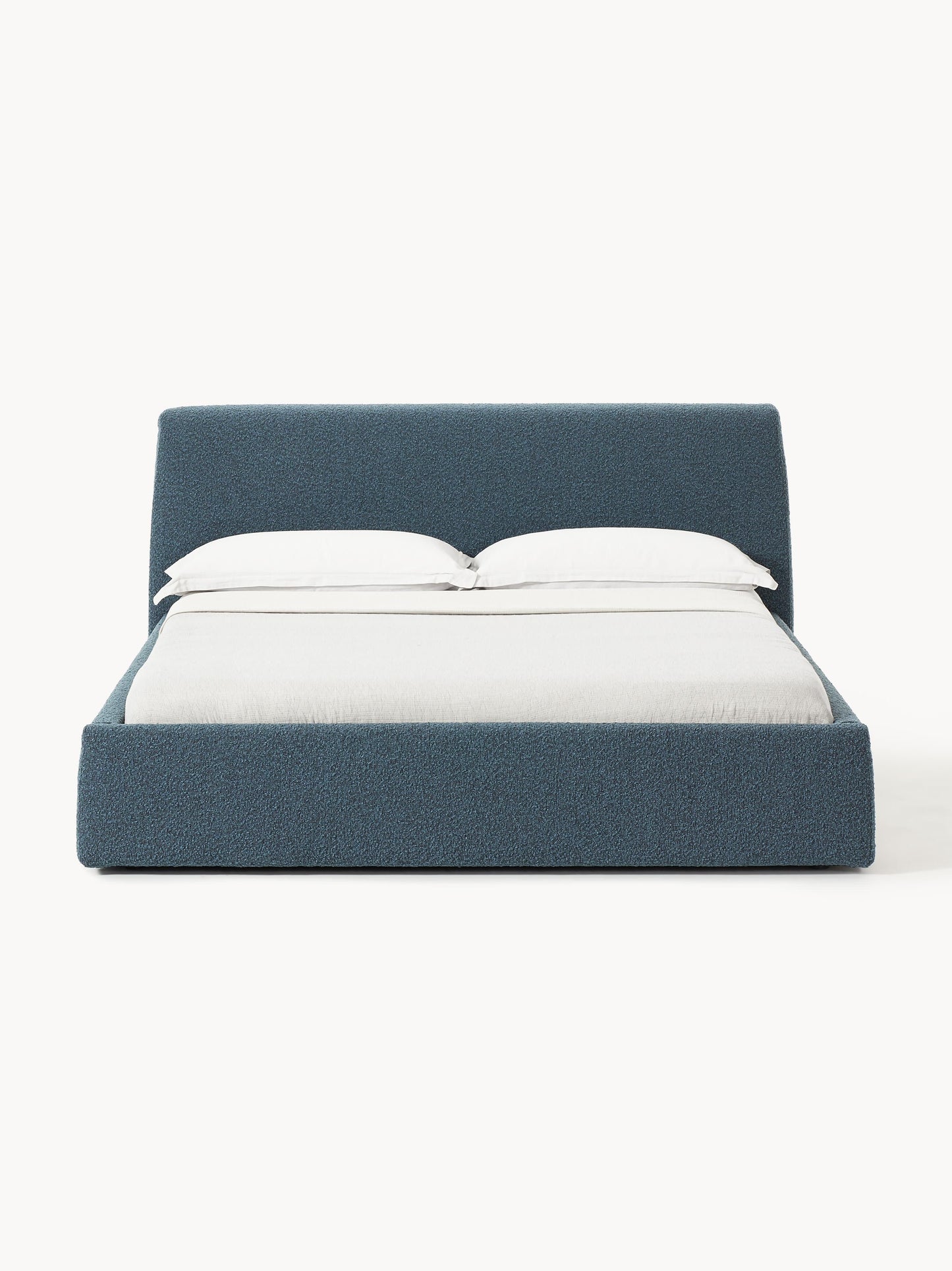 Clovinta Upholstered Bed in Bouclé