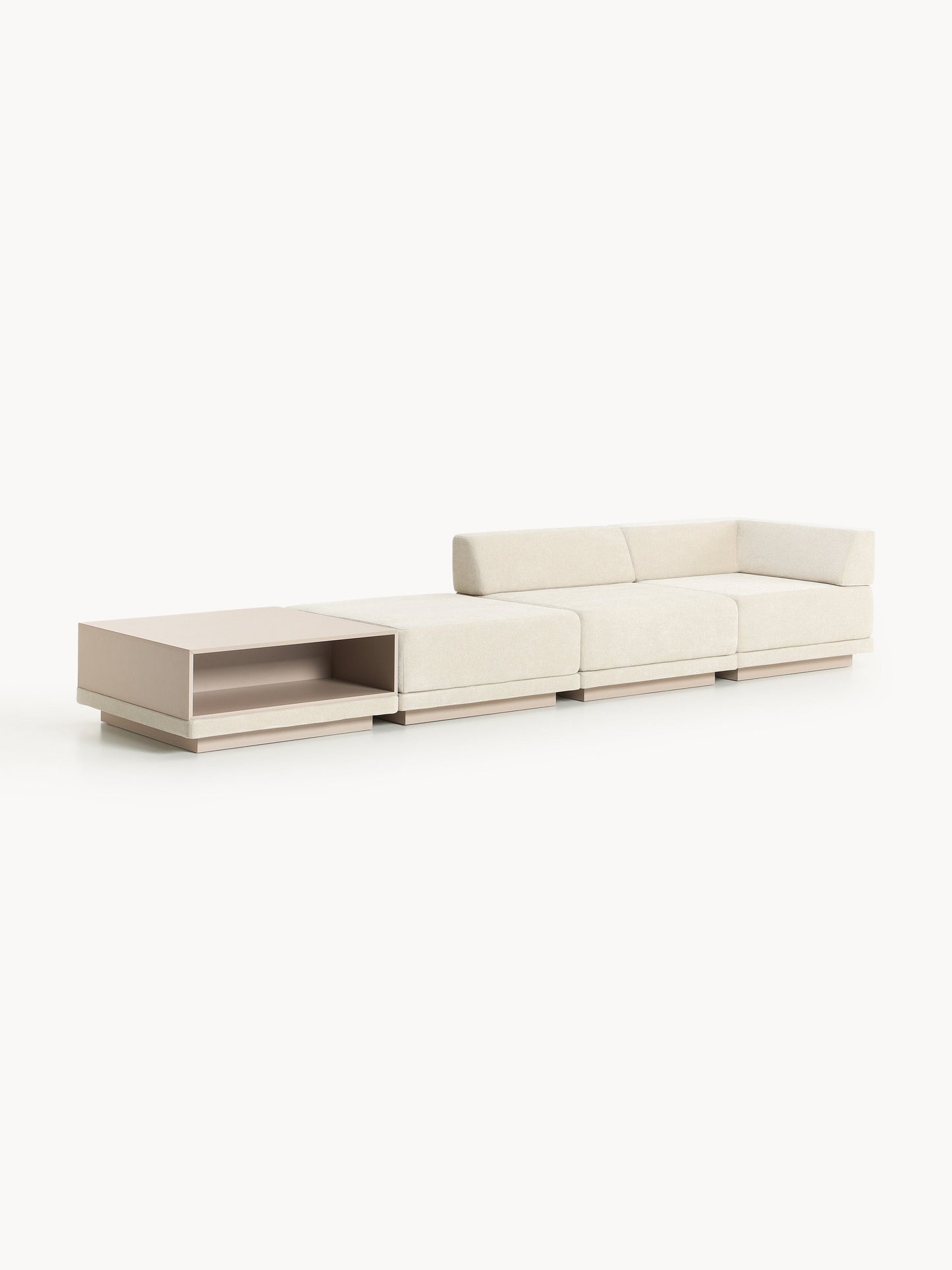 Colnardi Modular Sofa (4-Seater) with Coffee Table & Ottoman