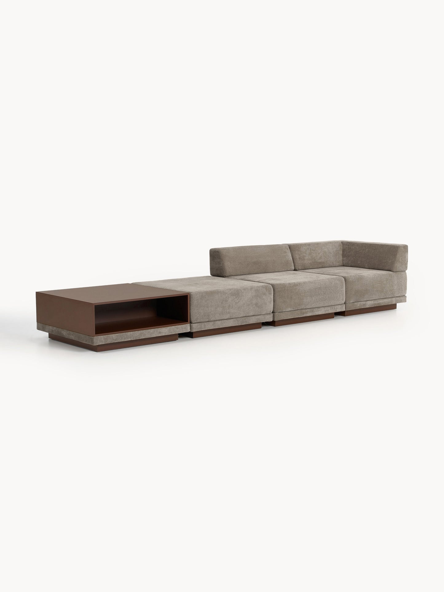 Colnardi Modular Sofa (4-Seater) with Coffee Table & Ottoman