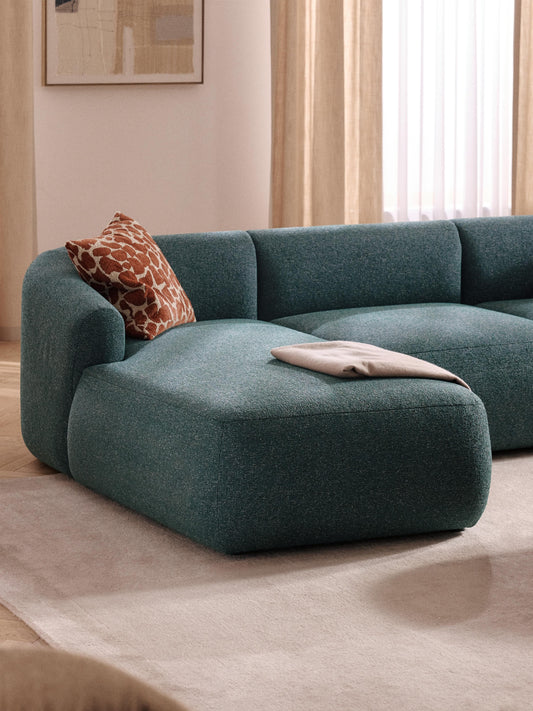 Fenrolla Chaise Corner Module in Bouclé