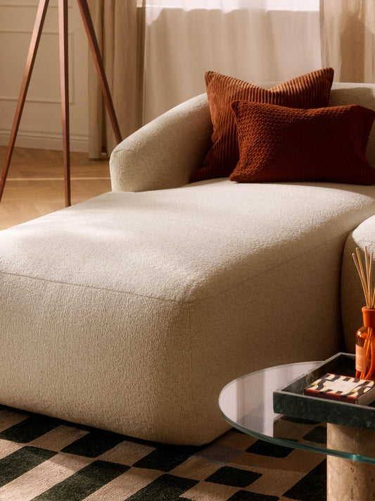Fenrolla Chaise Corner Module in Bouclé