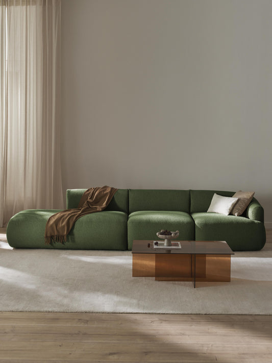 Fenrolla Modular Chaise in Bouclé (2-Seater)