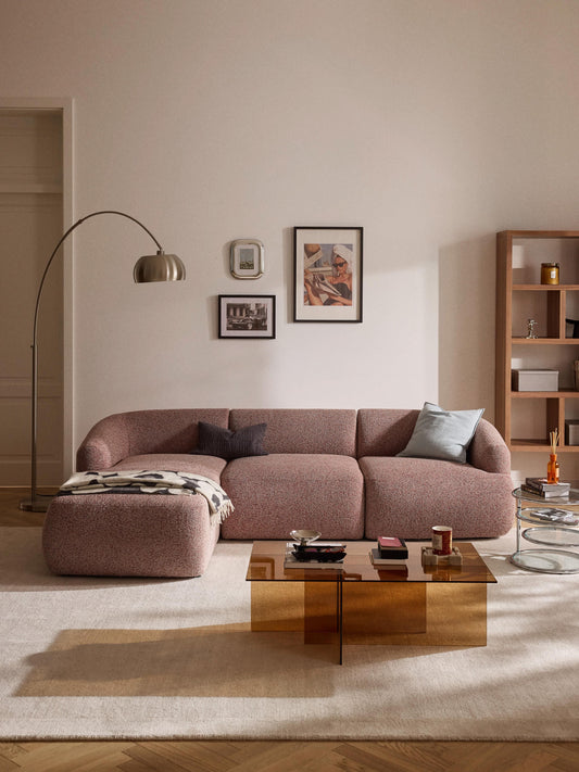 Fenrolla Modular Corner Sofa (3-Seater) in Bouclé