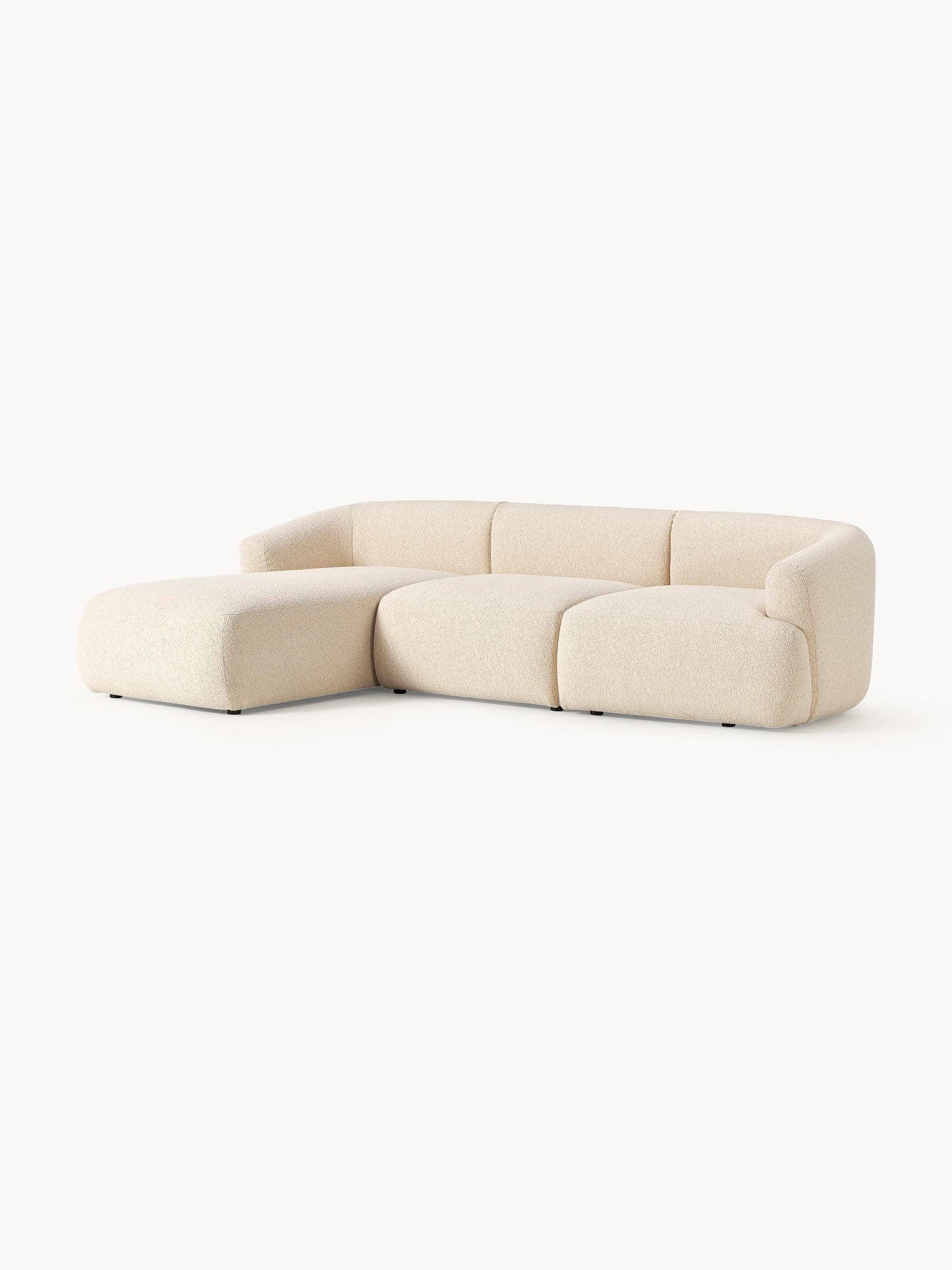 Fenrolla Modular Corner Sofa (3-Seater) in Bouclé