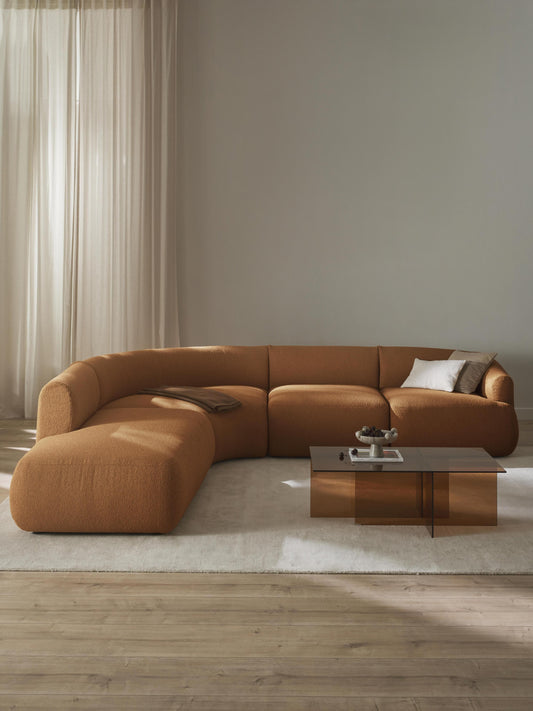 Fenrolla Modular Corner Sofa in Bouclé (4-Seater)