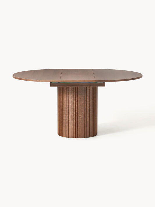 Filandri Extendable Dining Table with Grooved Texture, 120 - 160 x 75 cm