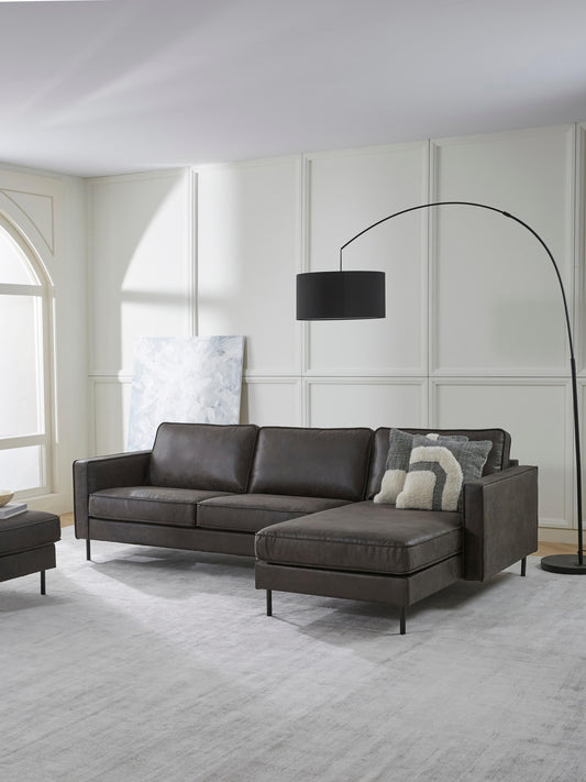 Huntbergen Corner Sofa (3-Seater) in Leather