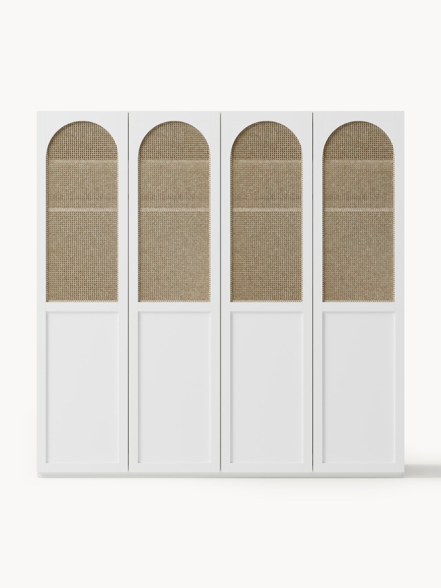 Jeanzola Modular Hinged-Door Wardrobe, 200 cm Wide, in Various Sizes