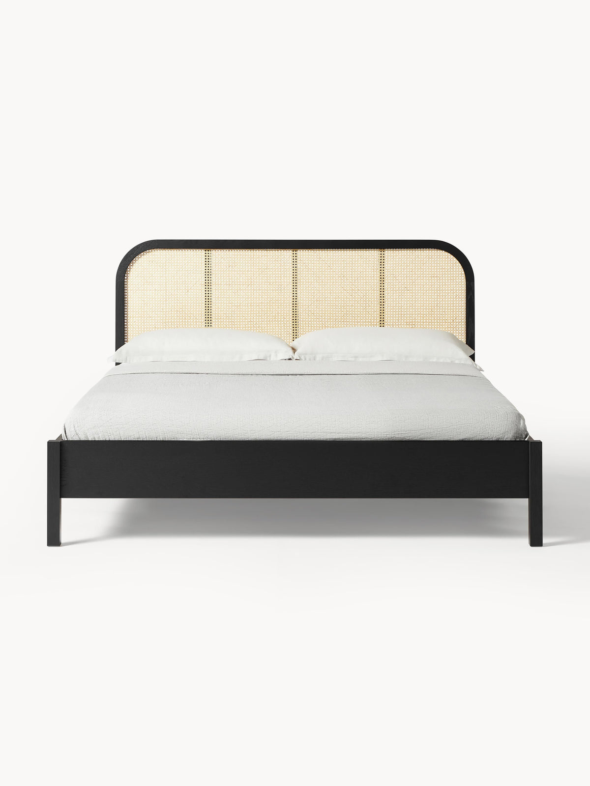 Jonsmark Wooden Bed with Vienna Cane Headboard