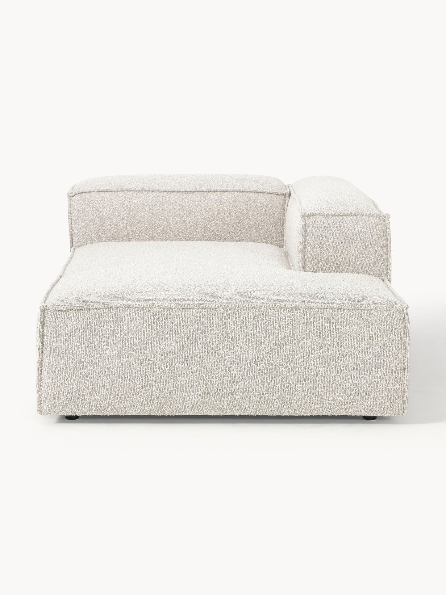 Lenfaro Corner Ottoman Module in Bouclé