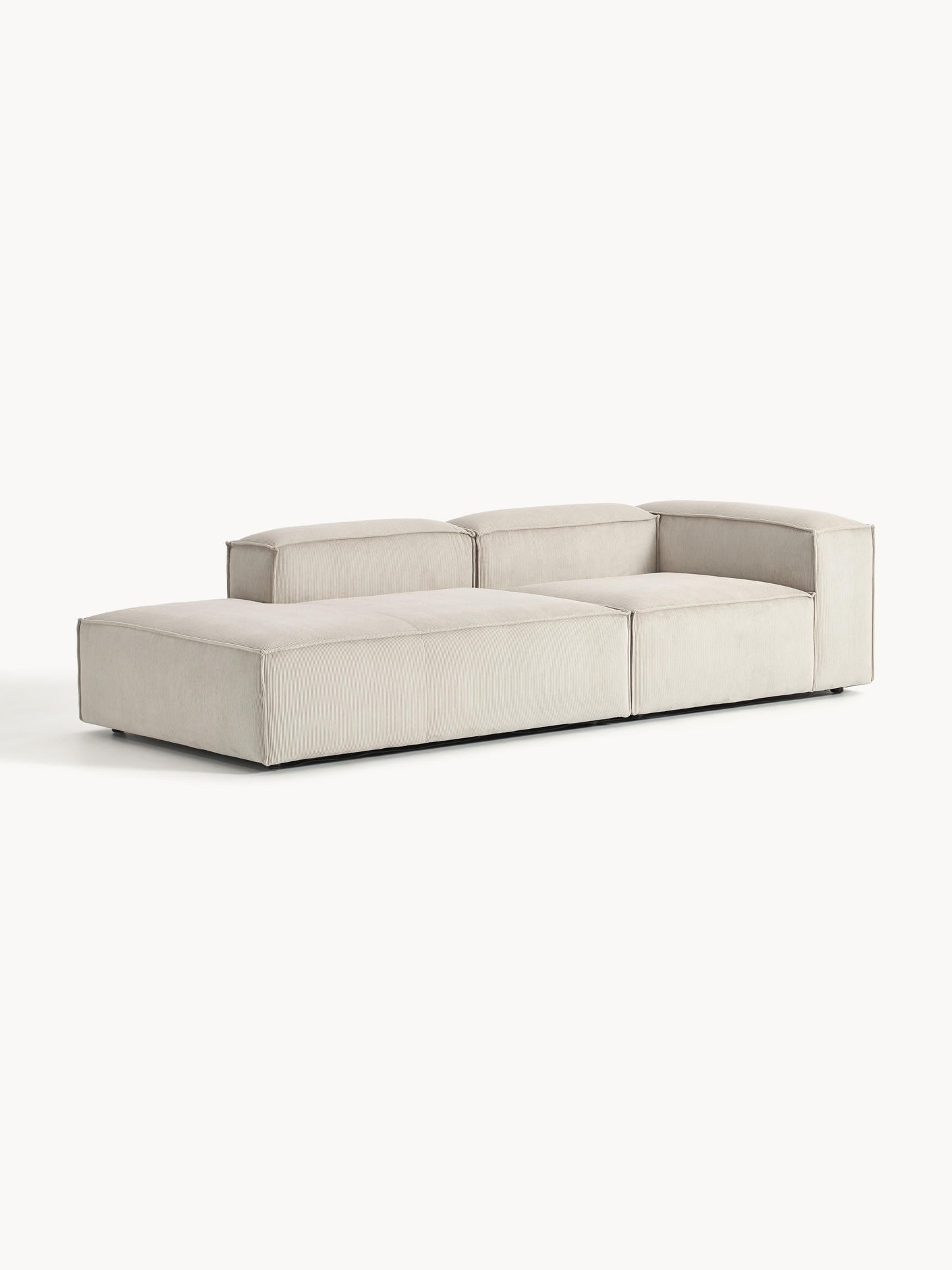 Lenfaro Modular Corduroy Ottoman