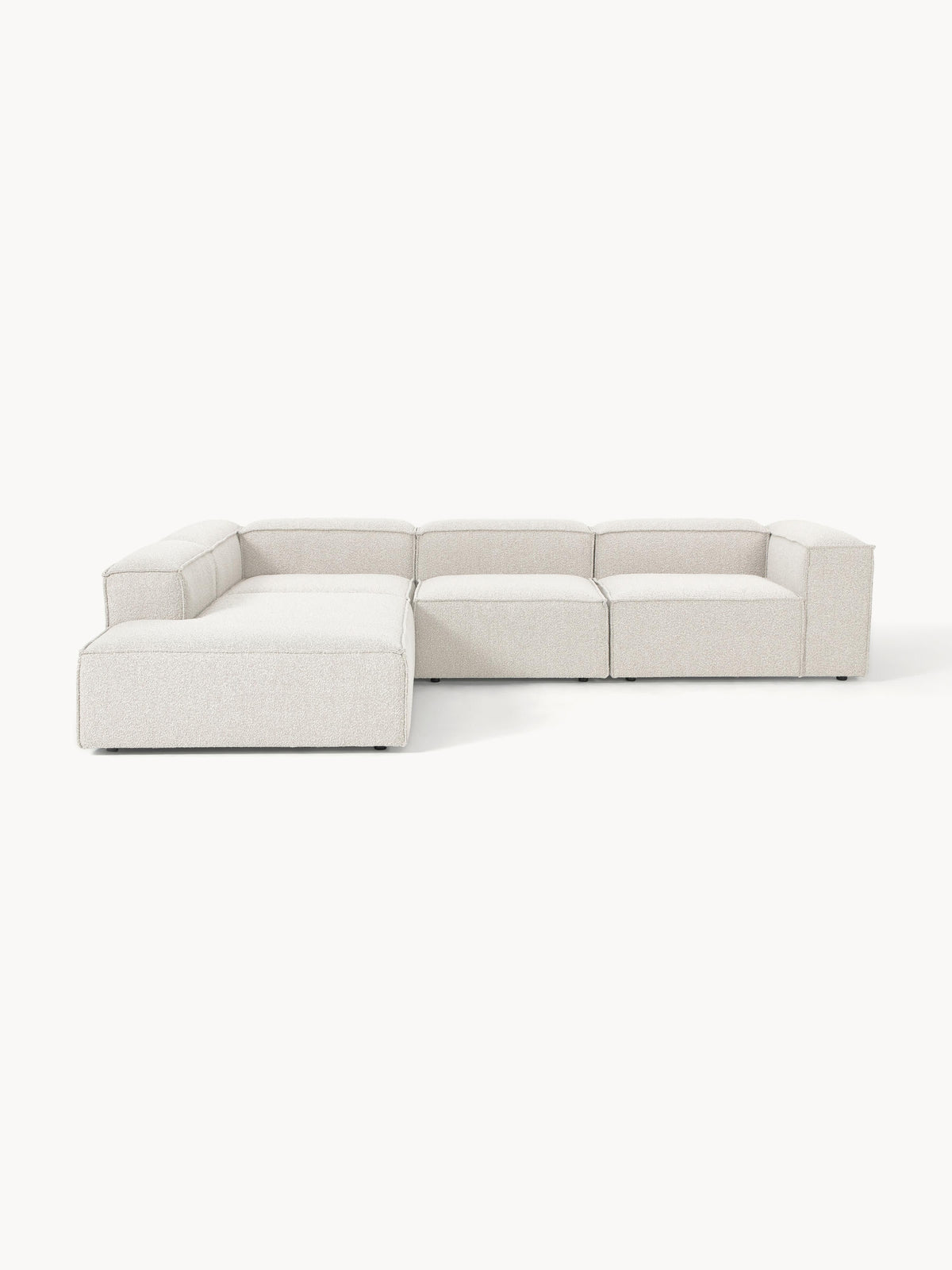 Lenfaro Modular XL Bouclé Corner Sofa (4-Seater)