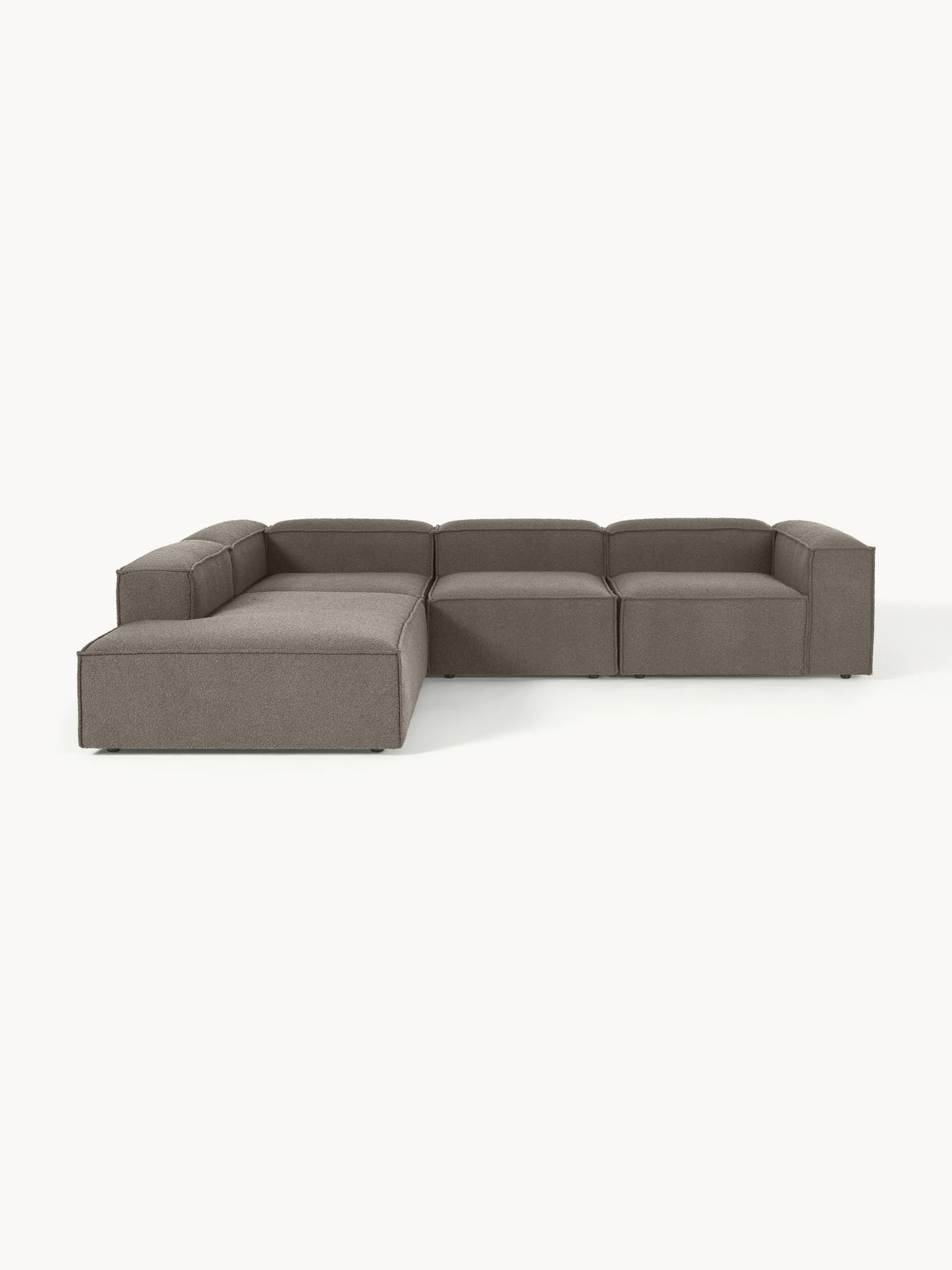 Lenfaro Modular XL Bouclé Corner Sofa (4-Seater)