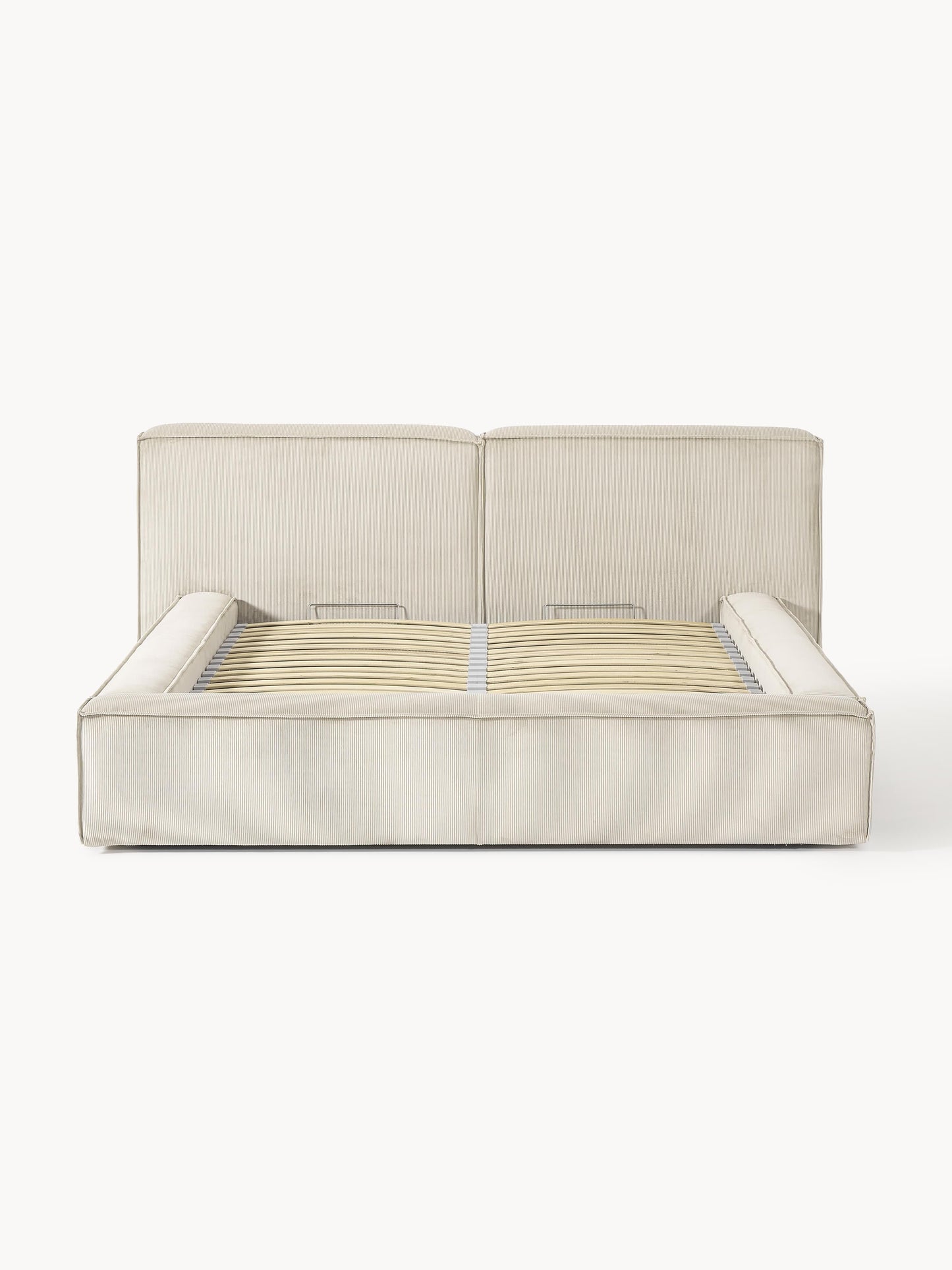 Lenfaro Upholstered Corduroy Storage Bed