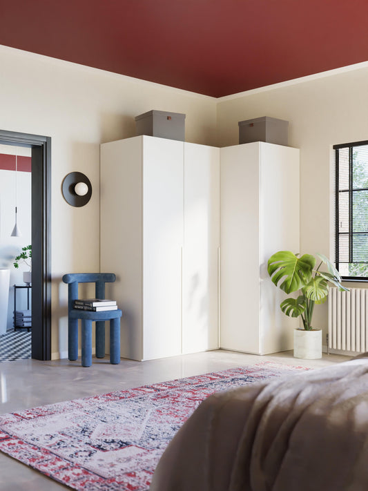 Leonzari Modular Corner Wardrobe, 165 cm Wide, in Various Sizes