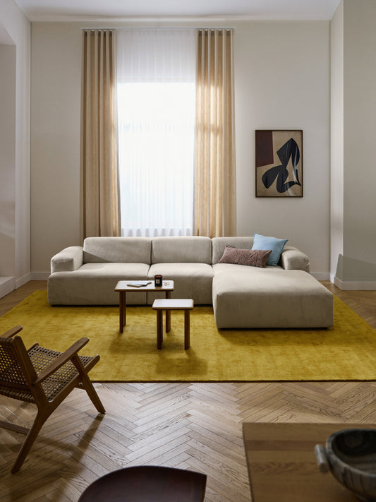 Melvasso Corner Sofa (4-Seater) in Corduroy