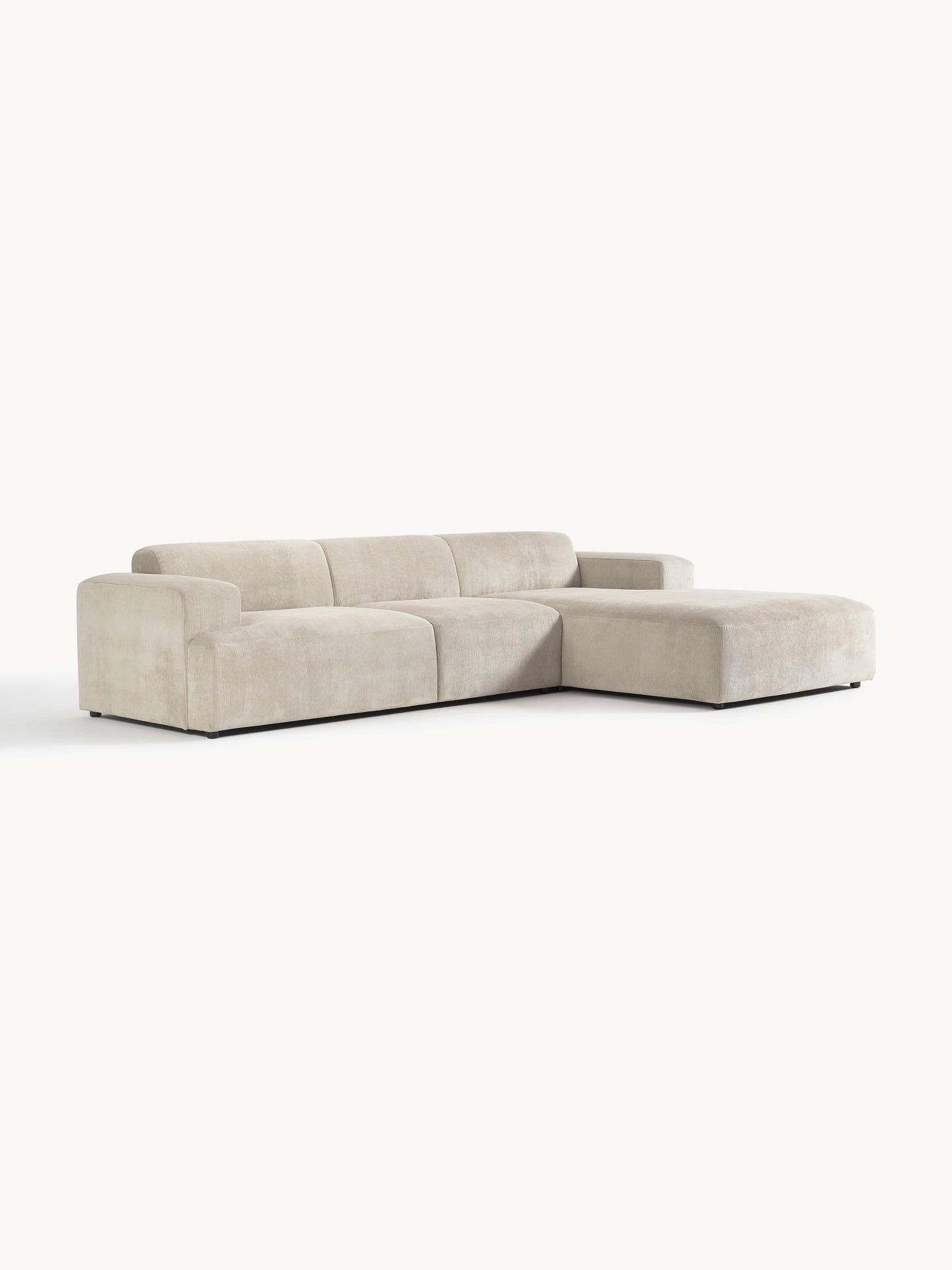 Melvasso Corner Sofa (4-Seater) in Corduroy