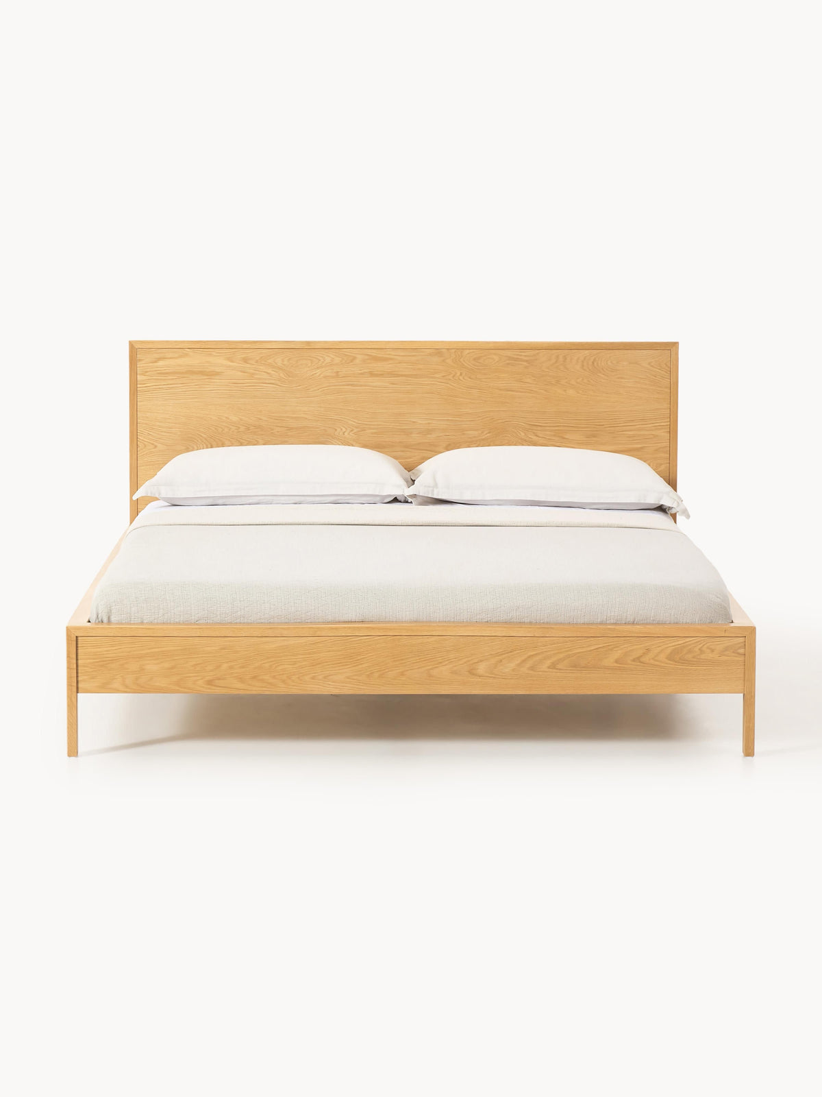 Tamburi Wooden Bed with Headboard