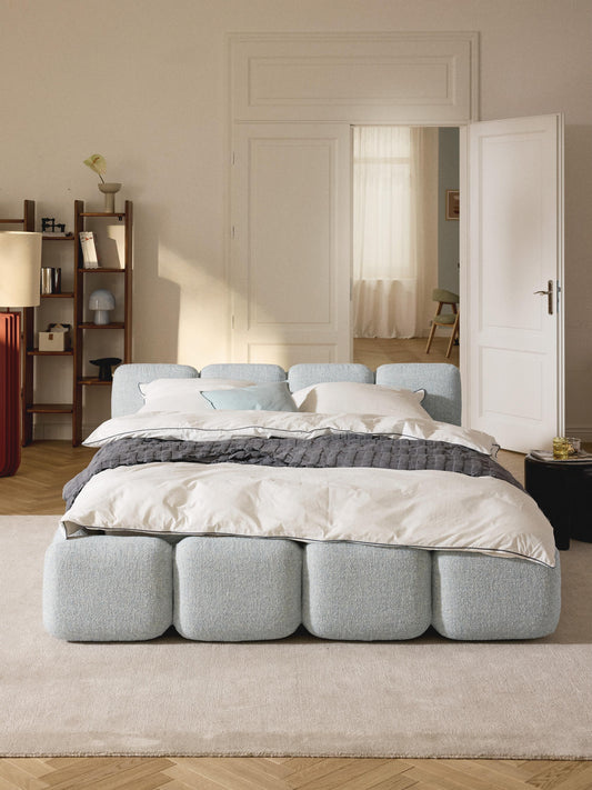 Taymonde Bouclé Upholstered Bed