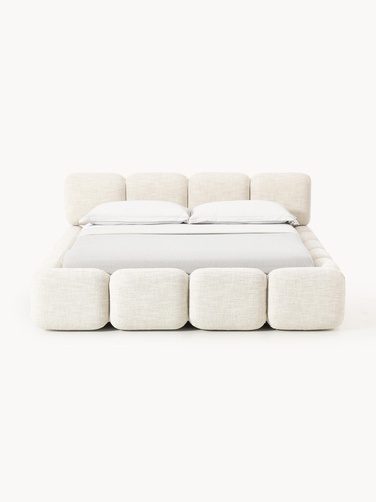 Taymonde Bouclé Upholstered Bed