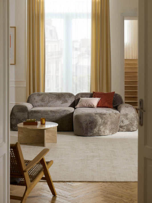 Wolquende Modular Corner Sofa in Teddy Bouclé (3-Seater)