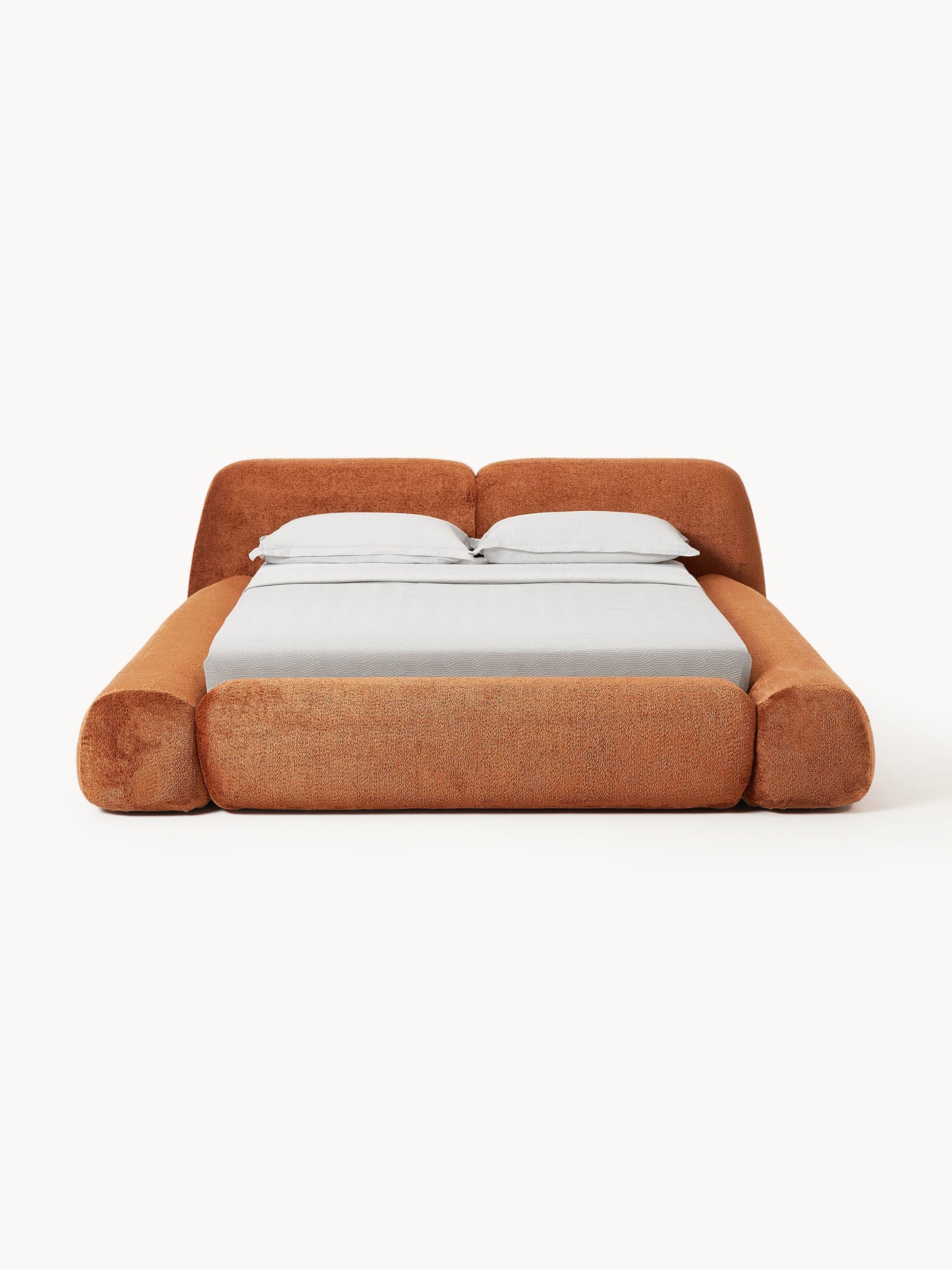 Wolquende Teddy Bouclé Upholstered Bed