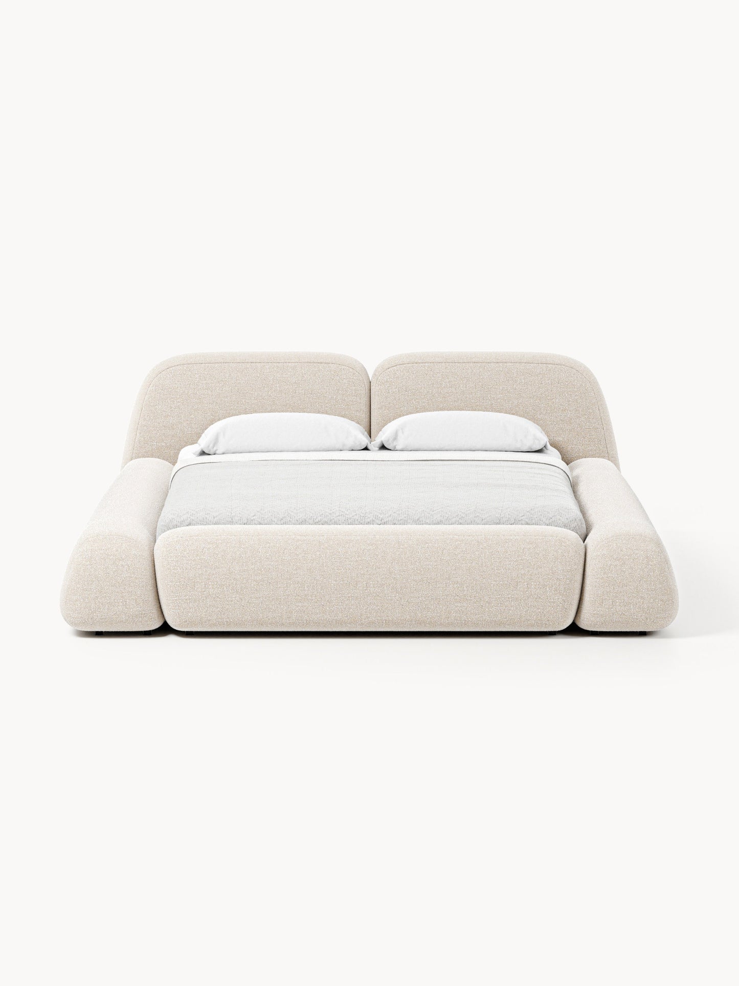 Wolquende Upholstered Bed in Bouclé