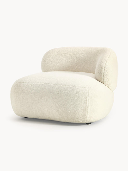 Albrizza Lounge Chair in Teddy Fur