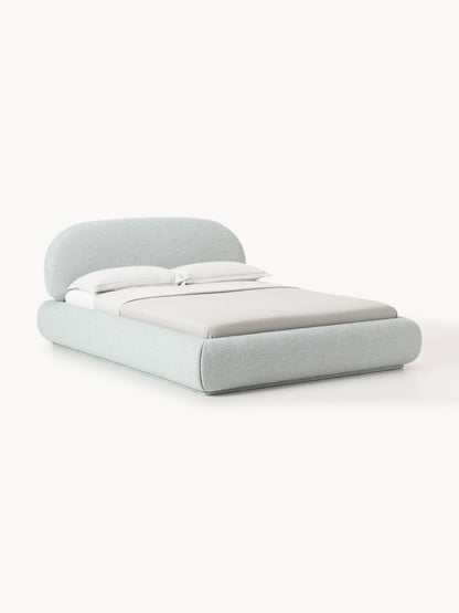 Albrizza Upholstered Bouclé Bed