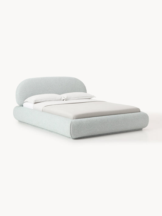 Albrizza Upholstered Bouclé Bed
