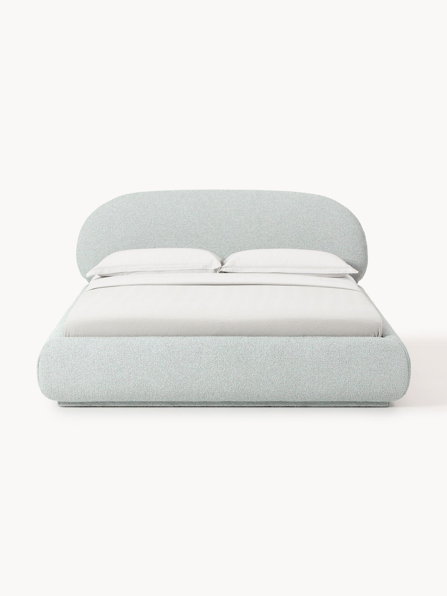 Albrizza Upholstered Bouclé Bed