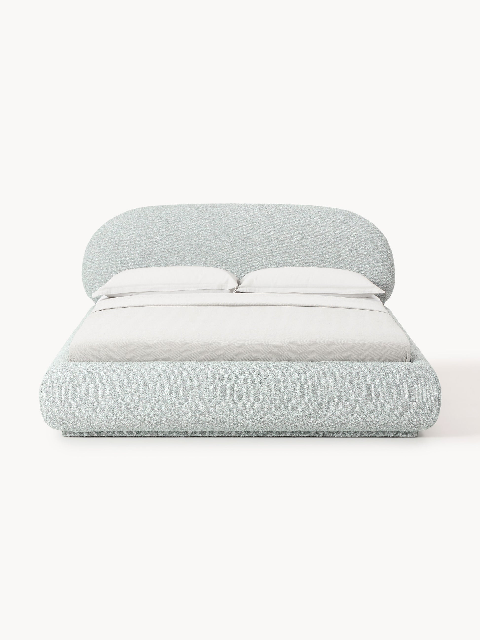 Albrizza Upholstered Bouclé Bed