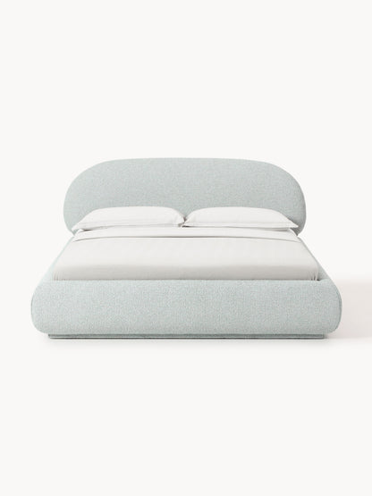 Albrizza Upholstered Bouclé Bed