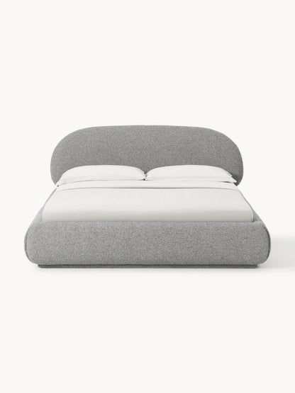Albrizza Upholstered Bouclé Bed