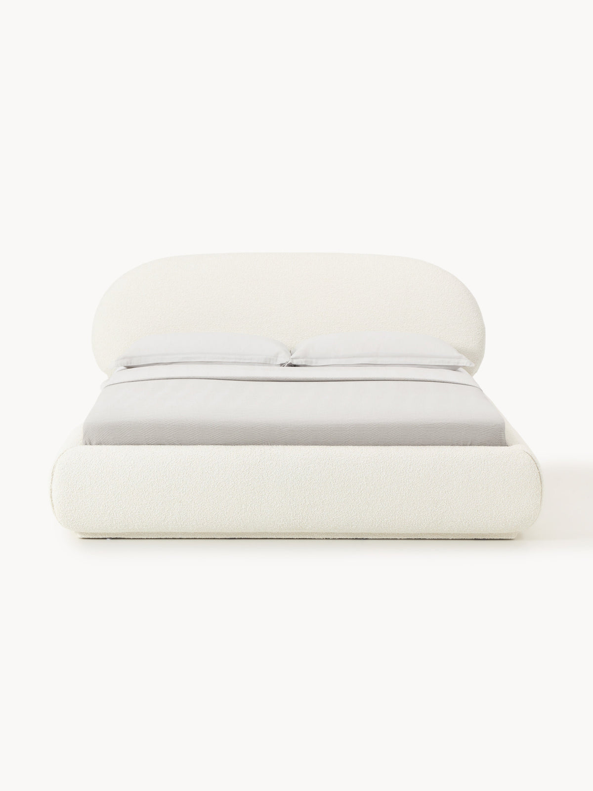Albrizza Upholstered Bouclé Bed