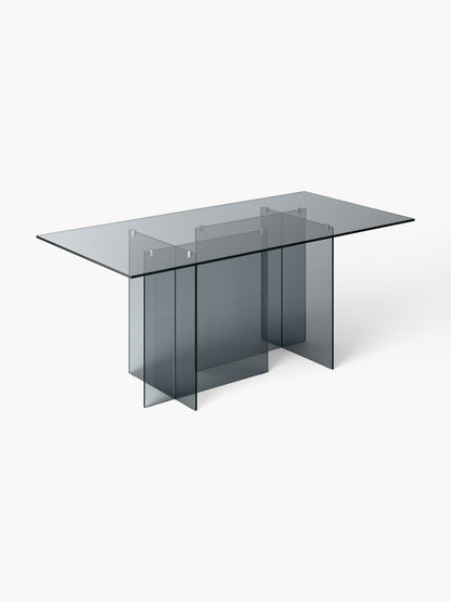 Anouzza Dining Table in Glass, 180 x 90 cm
