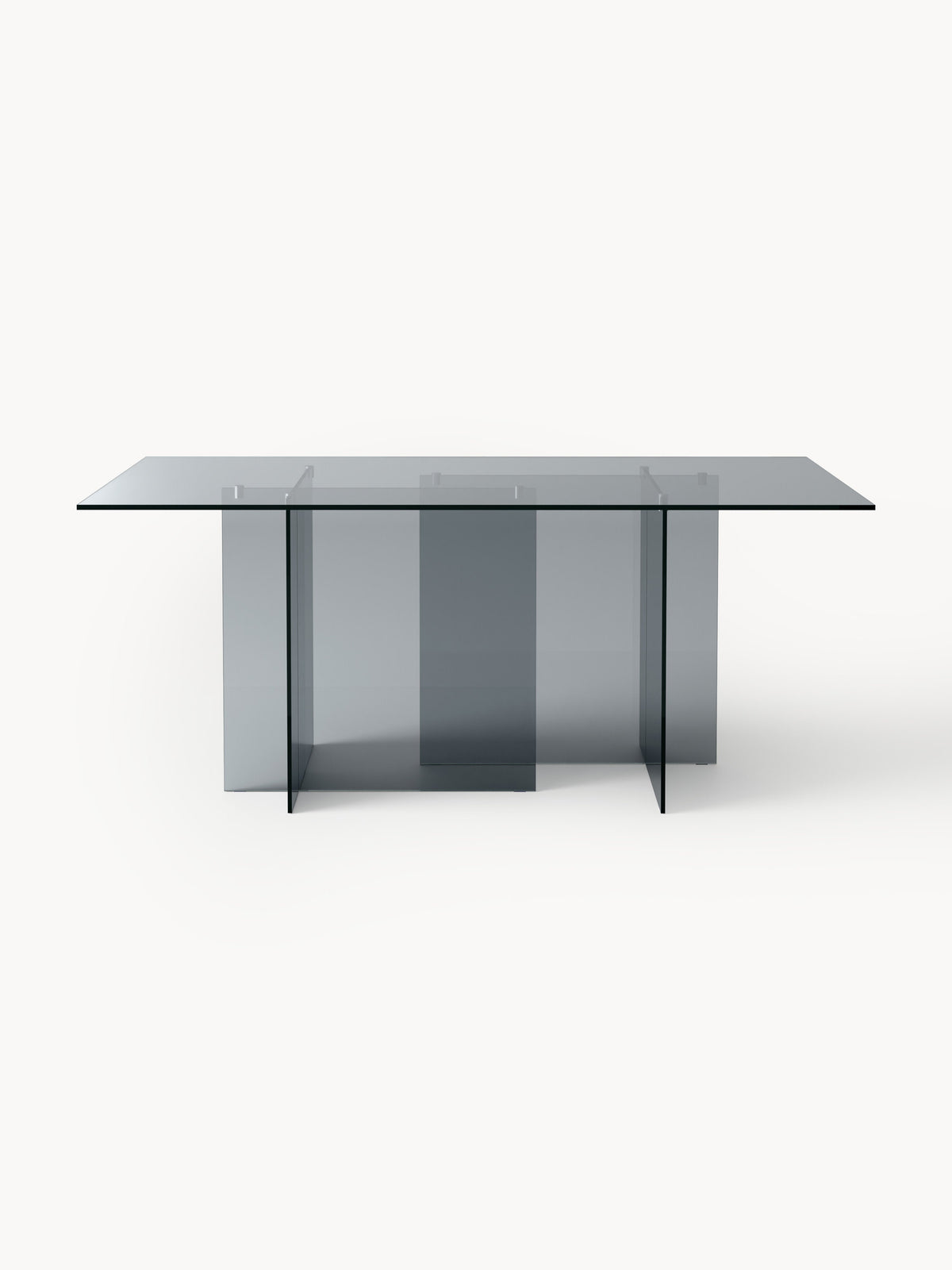 Anouzza Dining Table in Glass, 180 x 90 cm