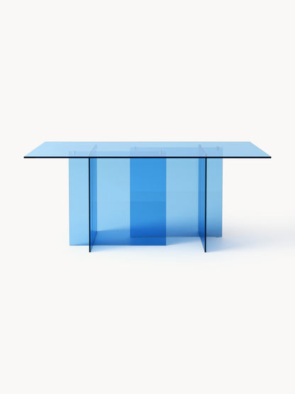 Anouzza Dining Table in Glass, 180 x 90 cm