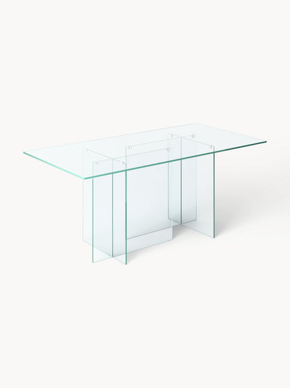 Anouzza Dining Table in Glass, 180 x 90 cm