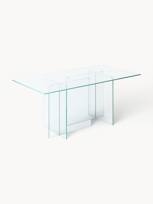 Anouzza Dining Table in Glass, 180 x 90 cm