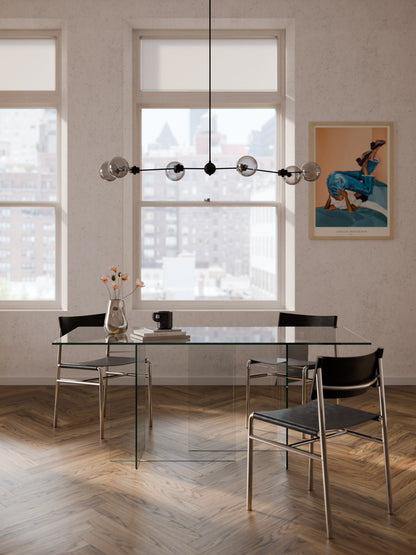 Anouzza Dining Table in Glass, 180 x 90 cm