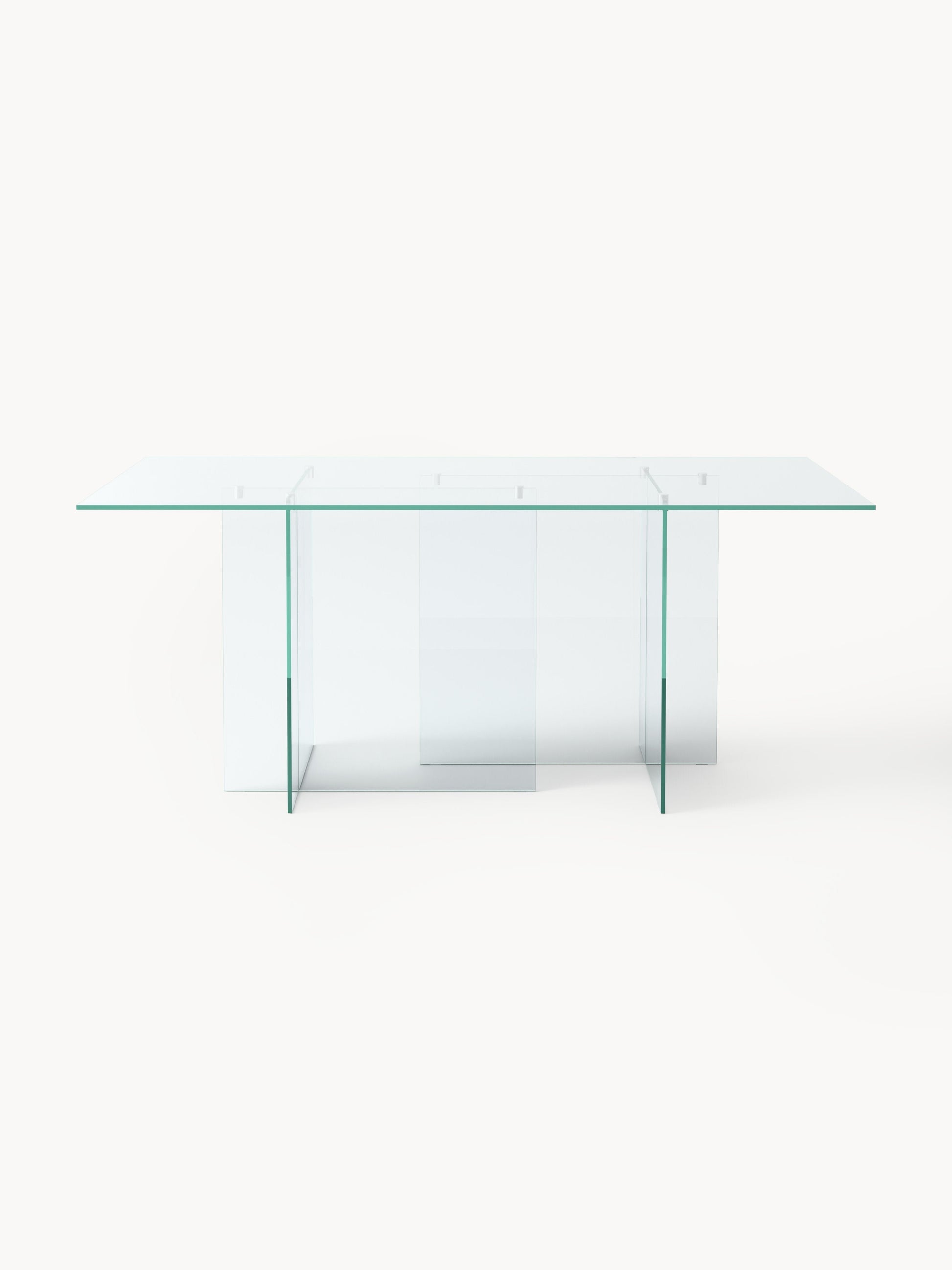 Anouzza Dining Table in Glass, 180 x 90 cm