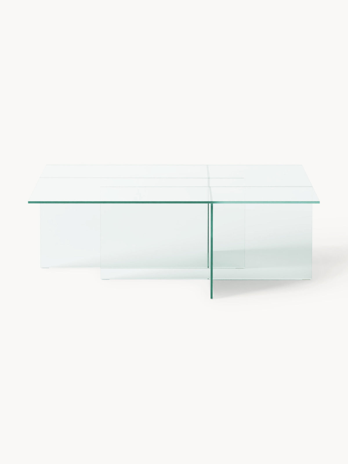 Anouzza Glass Coffee Table, W 102 cm