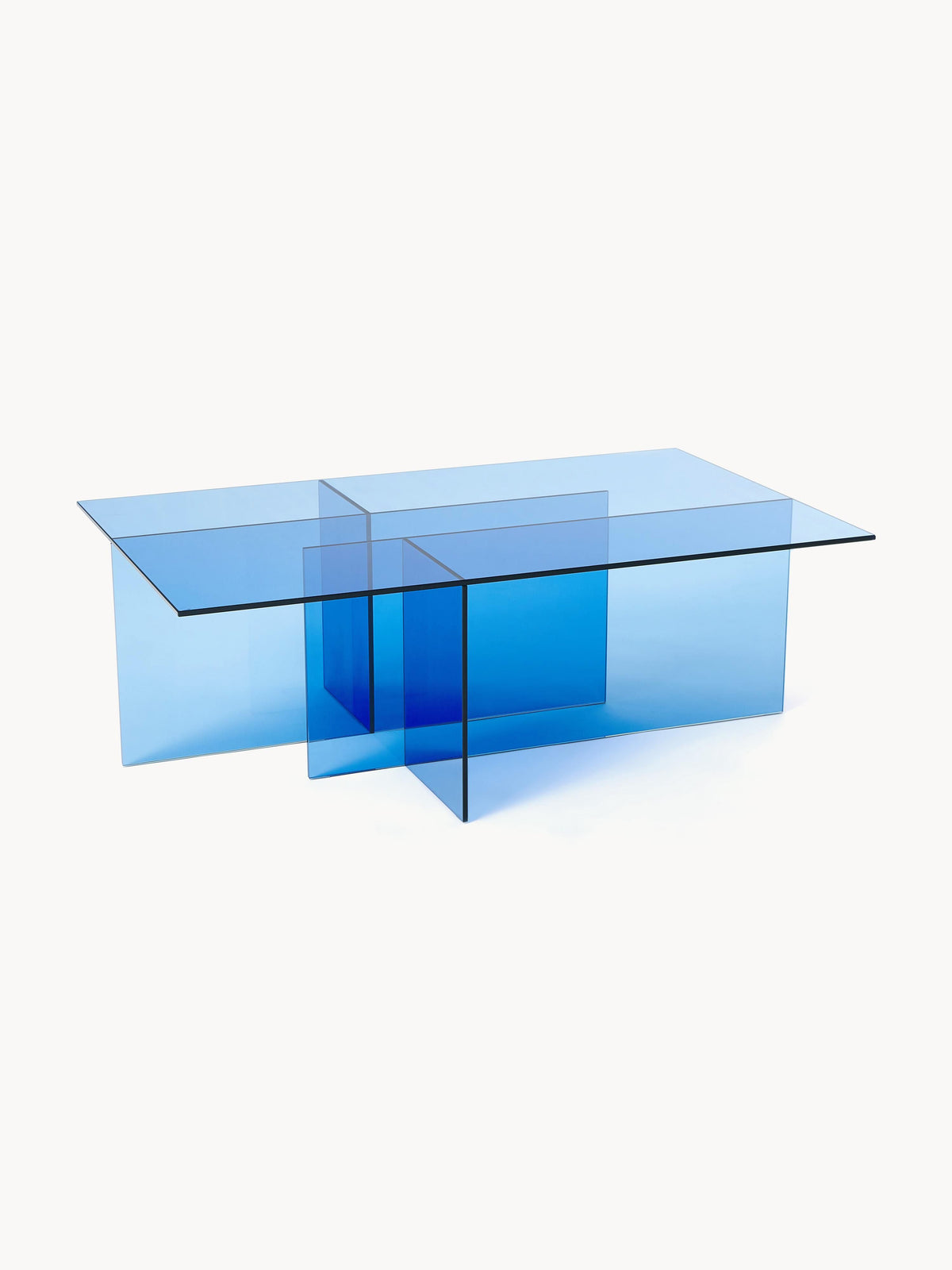 Anouzza Glass Coffee Table, W 102 cm